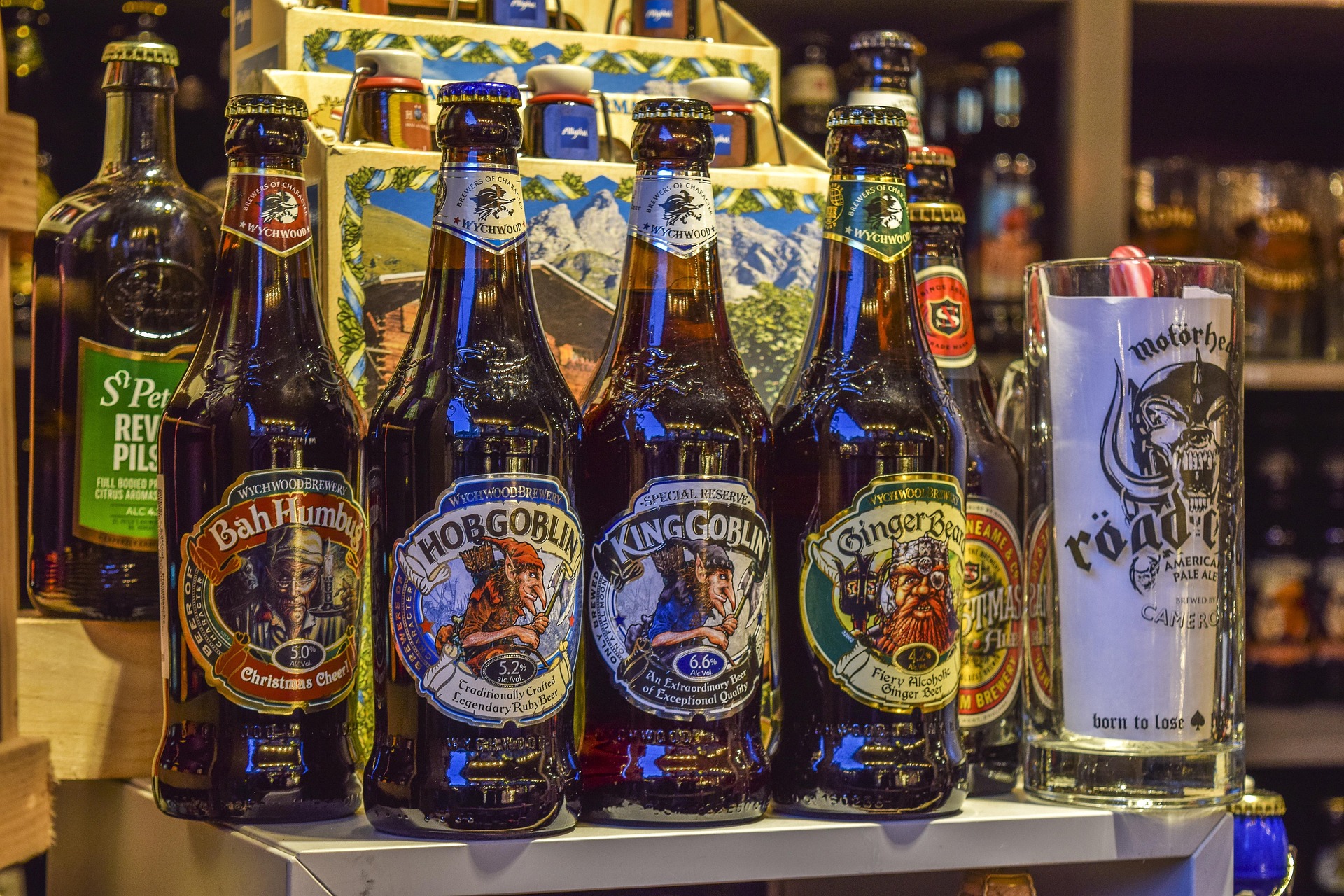 Craftbeer bottles