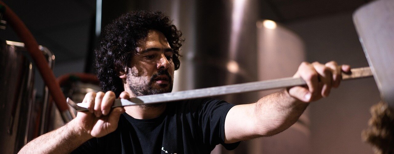 100 watt biertje in brouwerij